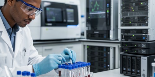 Infortrend para retenção de dados brutos de sequenciamento