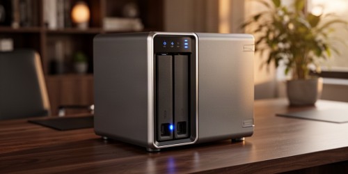NAS 2-bay: seu home NAS pronto para o trabalho