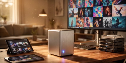 Servidor NAS doméstico: Fotos, arquivos e streaming num lugar só