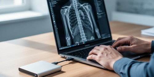 Como fazer backup dos exames de imagens de radiologia?
