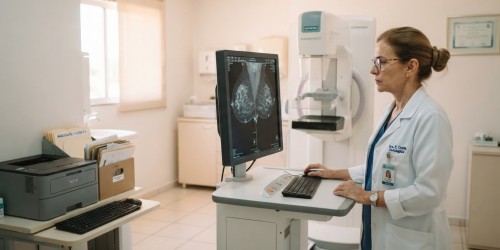 Como fazer backup das imagens de mamografia digital?