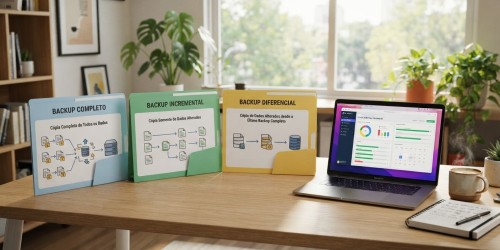 Tipos de backup: backup completo, incremental e diferencial