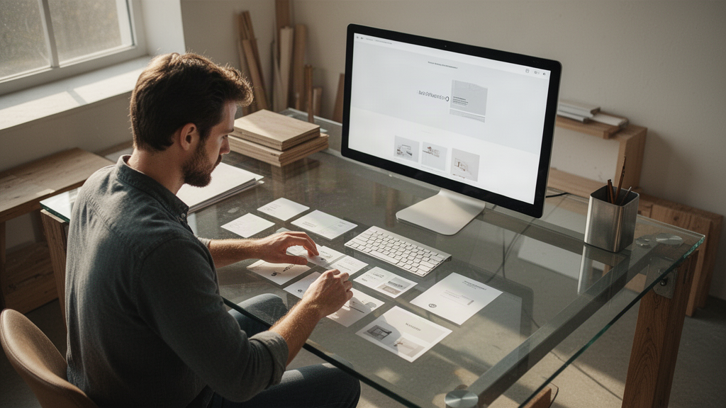 Como organizar as informações em um layout funcional