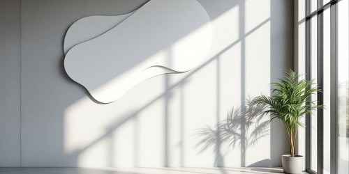 Tendências de logotipo em acrílico para parede comercial