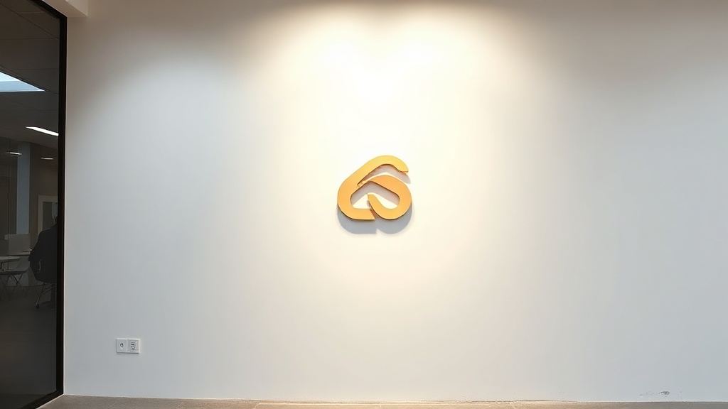 Como definir o tamanho ideal do logotipo para sua parede