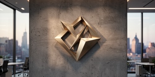 Logotipo de parede profissional para empresas modernas