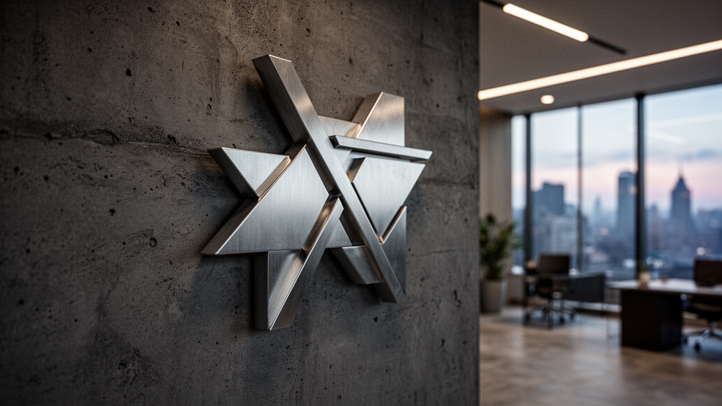 Principais estilos de letreiros e logotipos para ambientes corporativos