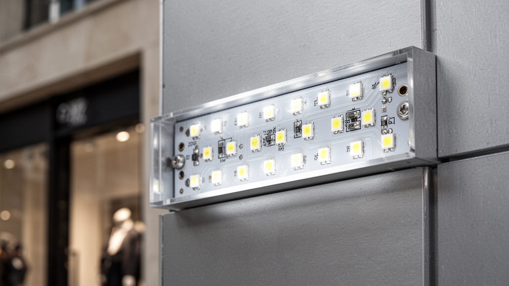 Tecnologia LED para letreiros: economia e eficiência energética