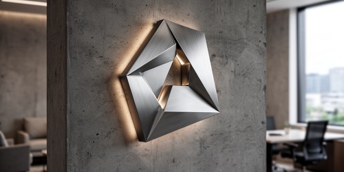 Vantagens do logotipo 3D de parede para fortalecer a marca