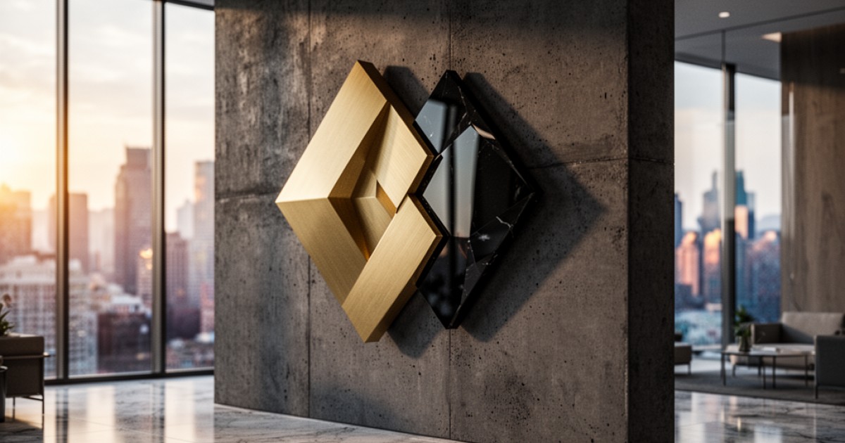 Logotipo 3D para parede e o impacto visual nas empresas