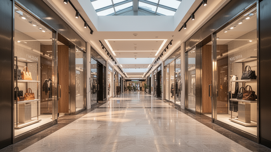 Principais formatos de exposição em corredores de shopping
