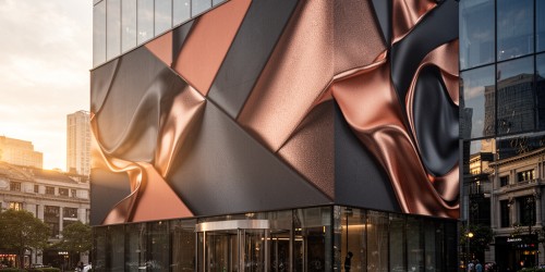 Tendências de design para fachada adesivada comercial