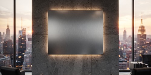 Logotipo de parede corporativo para ambientes profissionais