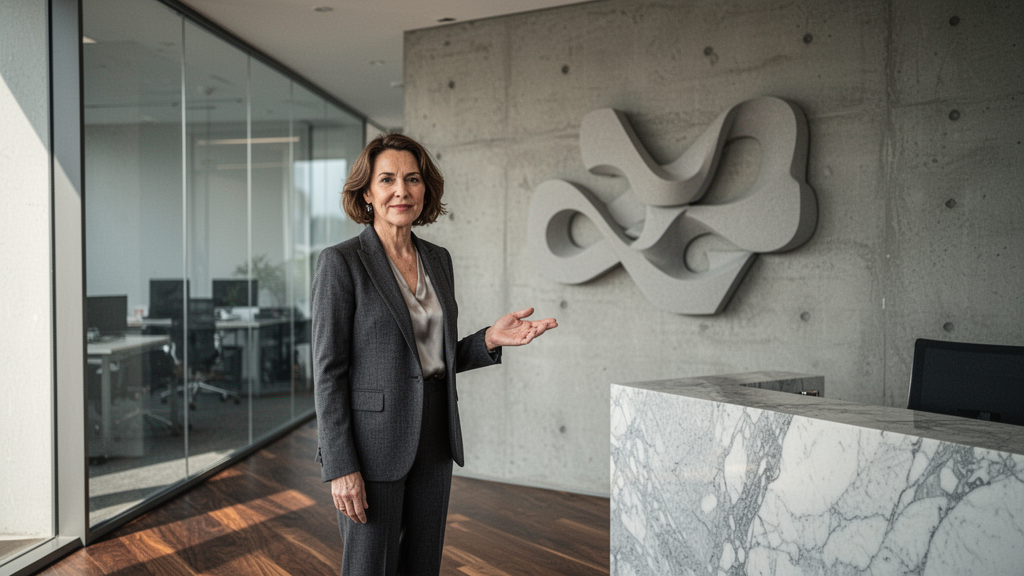 Por que a recepção merece um logotipo de parede de nível corporativo
