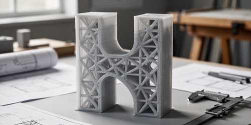 Letra caixa com impressão 3D para projetos exclusivos