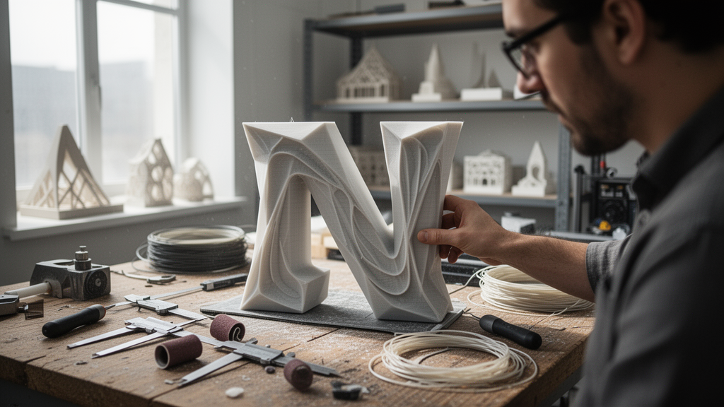 Como a letra caixa com impressão 3D amplia as possibilidades criativas