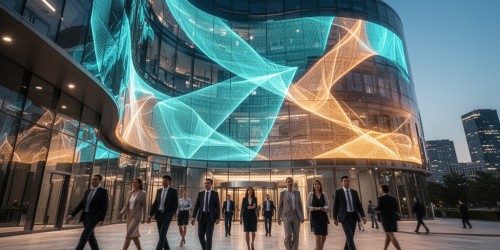 Como integrar fachada de LED à identidade da empresa