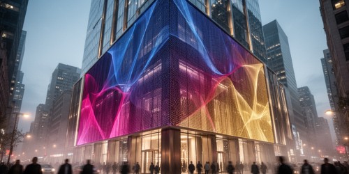 Como a fachada de LED fortalece a identidade visual