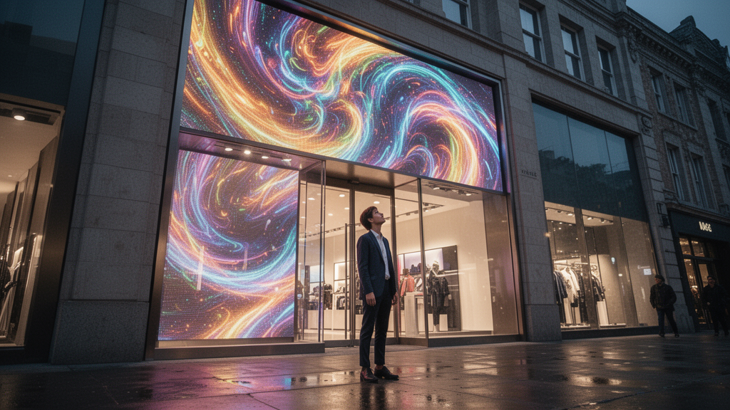 Fachada de LED pode destacar promoções e campanhas com mais eficiência