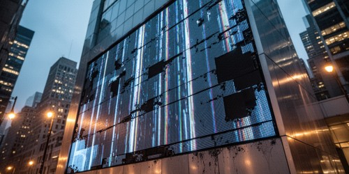 Quais erros comprometem uma fachada de LED