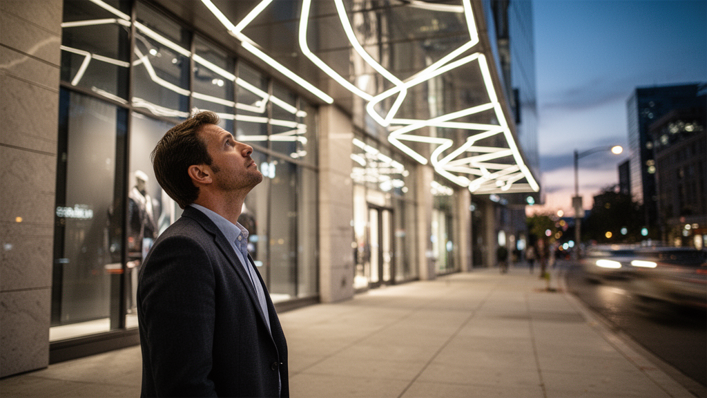 O que avaliar antes de investir em uma fachada luminosa