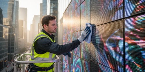 Como manter a fachada de LED sempre bem conservada