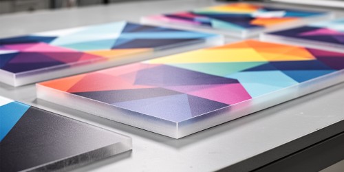 Placas de identificação em PVC com impressão digital