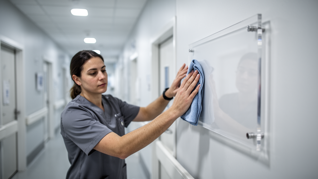 Durabilidade, limpeza e manutenção no ambiente médico