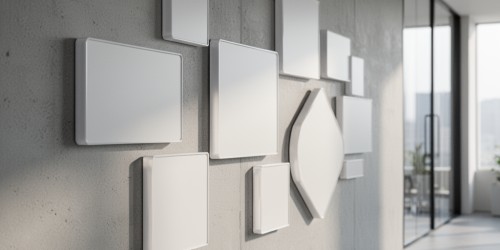Placas de identificação em PVC para comunicação visual