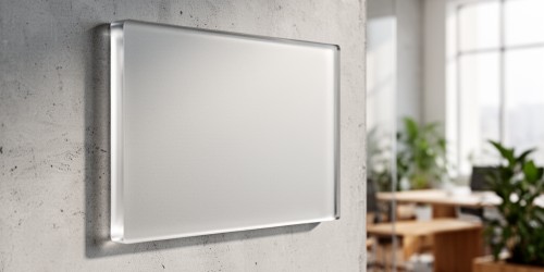 Placas de identificação em PVC para escritórios
