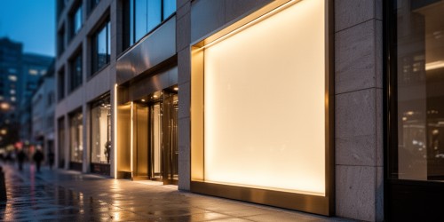 Luminoso para fachada melhora a visibilidade da empresa