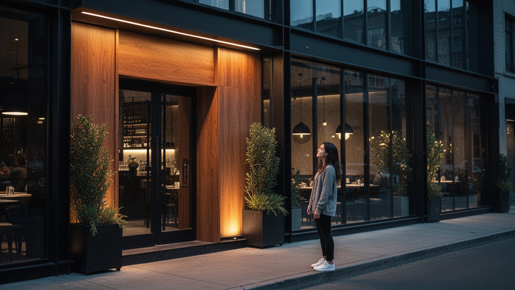 Design alinhado ao conceito do restaurante faz diferença real