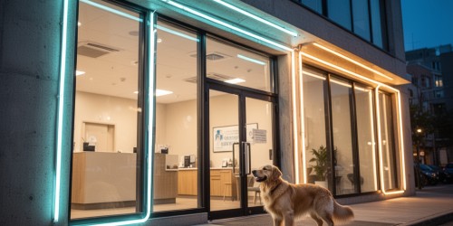 Clínicas veterinárias chamam mais atenção com LED