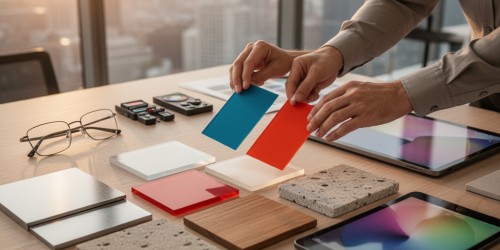Como escolher as cores para um letreiro comercial