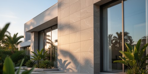 Fachada revestida em porcelanato vale a pena