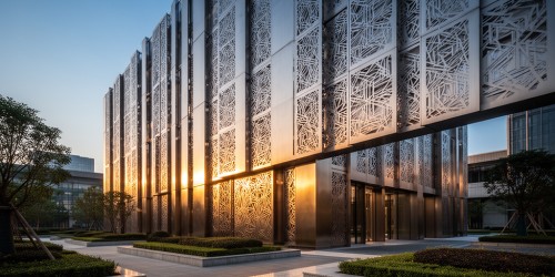 Fachada metálica para empresas de alto padrão