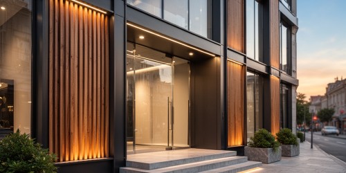 Fachada comercial moderna para fortalecer sua marca