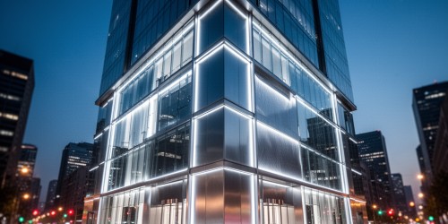 Vantagens da tecnologia LED em fachadas comerciais