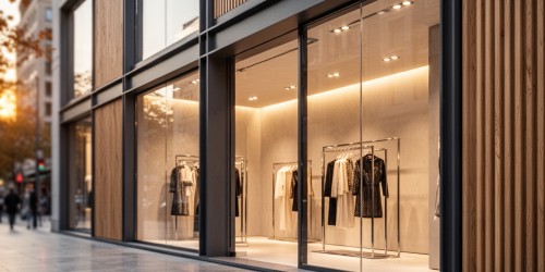 Como destacar uma loja de roupas com uma fachada moderna