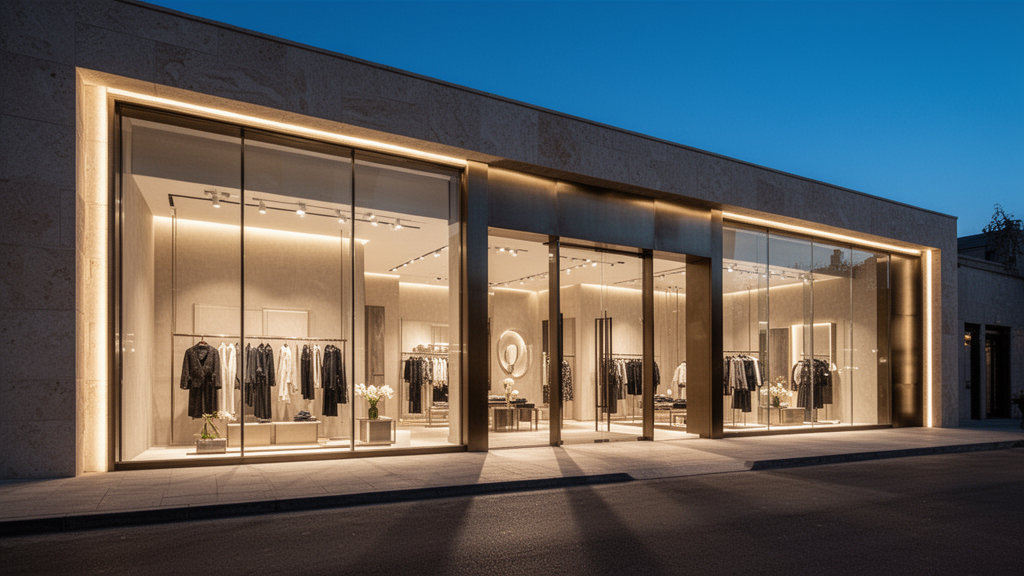 Como destacar uma loja de roupas com uma fachada moderna na prática