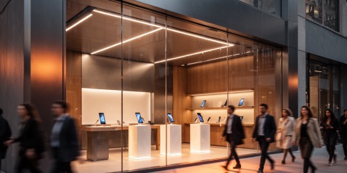 Lojas de celulares vendem mais com fachadas modernas