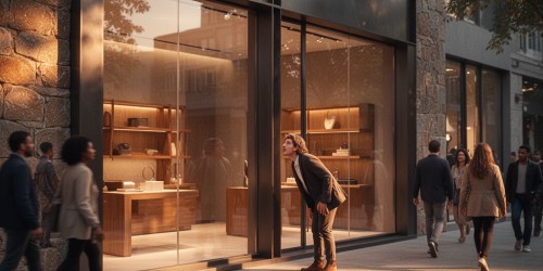 Como uma fachada comercial influencia a decisão de compra