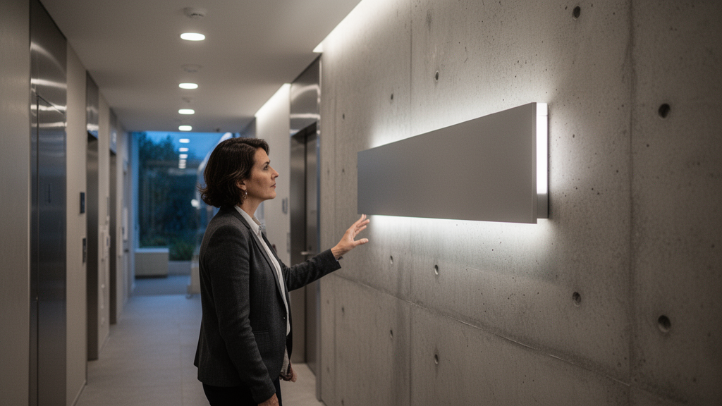 Iluminação, legibilidade e normas fazem parte da decisão