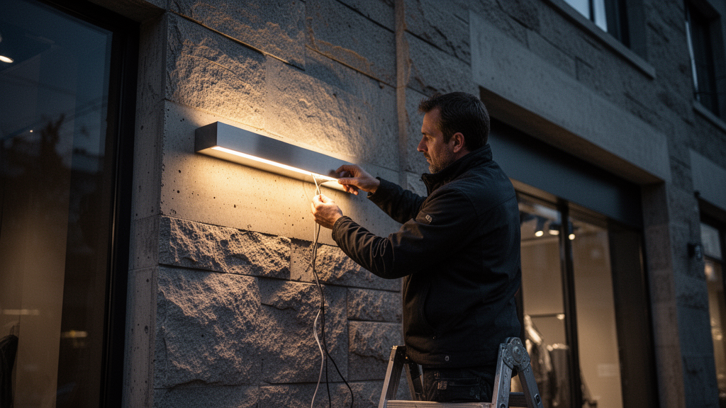 Como um luminoso fortalece a identidade visual na prática