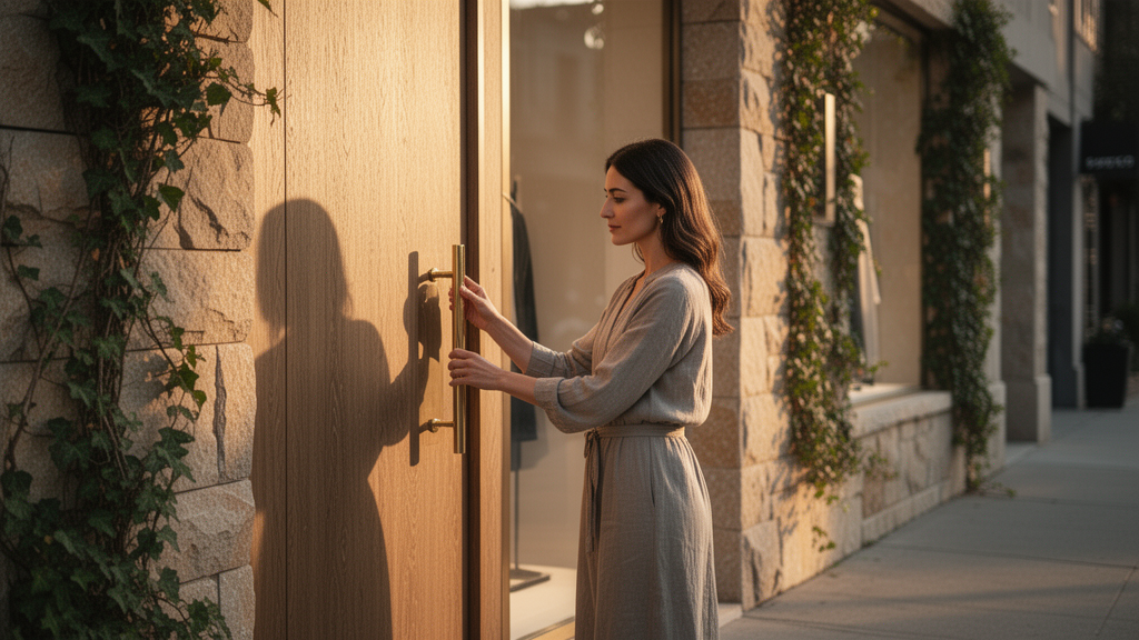 A primeira impressão começa do lado de fora