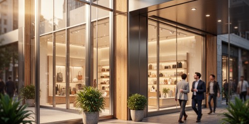 Fachadas comerciais que ajudam a aumentar as vendas