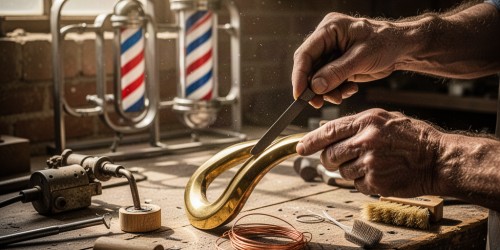 Como fabricar um letreiro retrô para barbearia