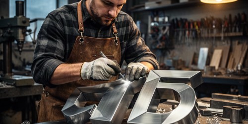 Quem produz letras-caixa personalizadas para barbearias