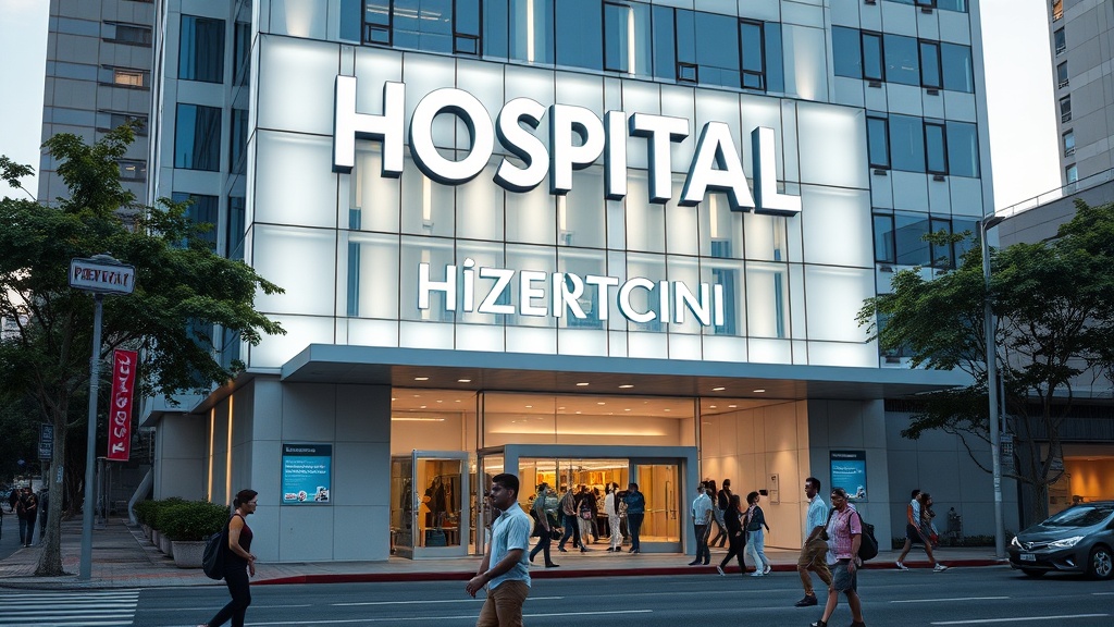 Os principais benefícios dos letreiros em hospitais