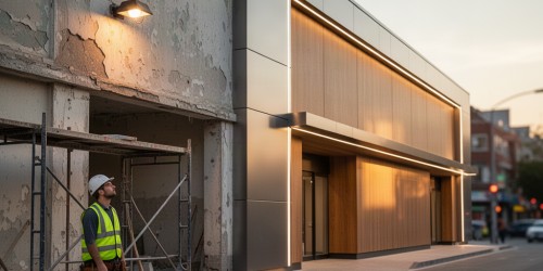 Quando renovar a fachada e o letreiro do supermercado